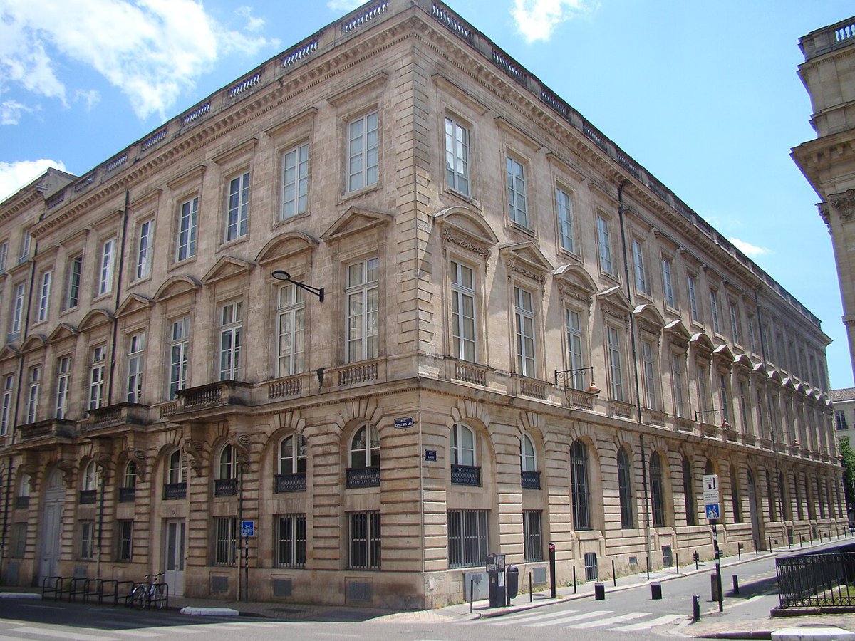 L'hôtel Saige, la préfecture, à Bordeaux.