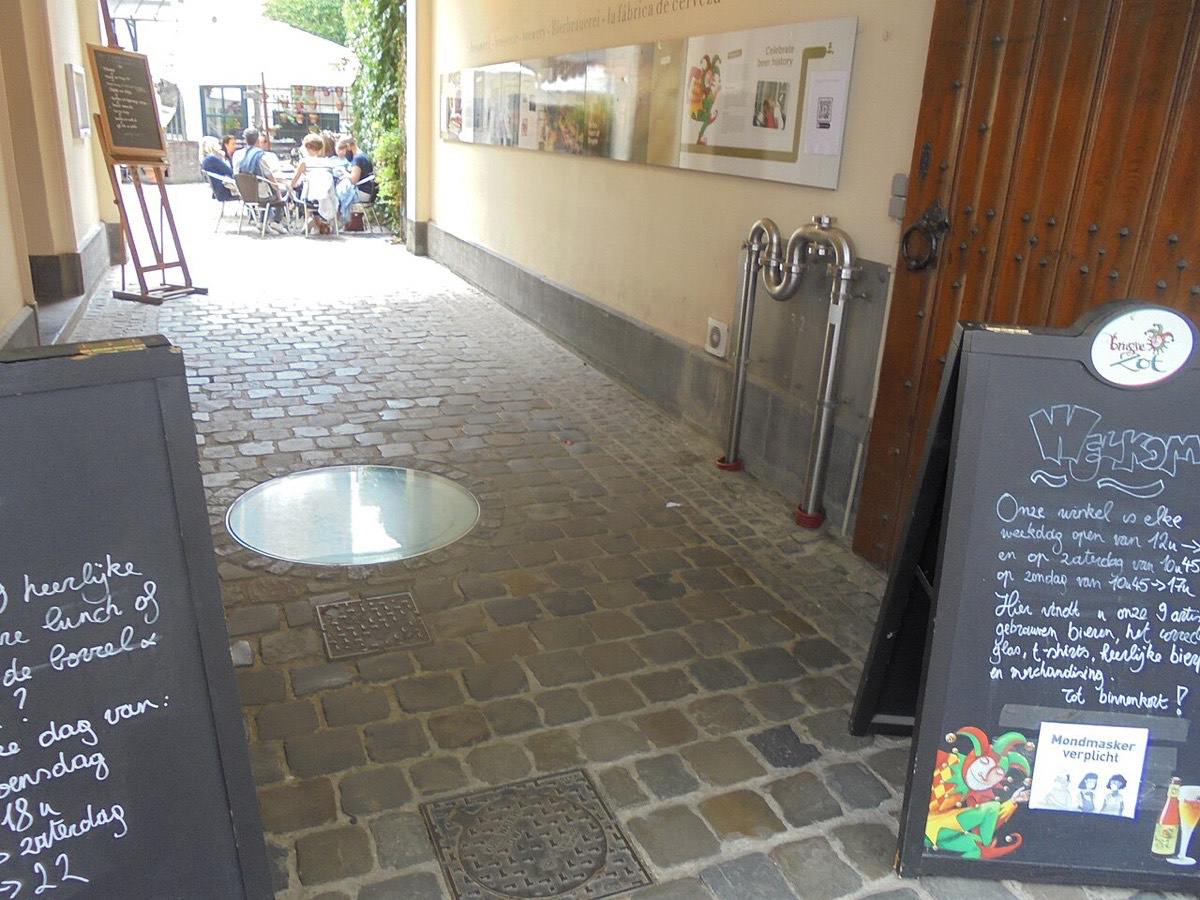 La brasserie De Halve Maan, à Bruges.