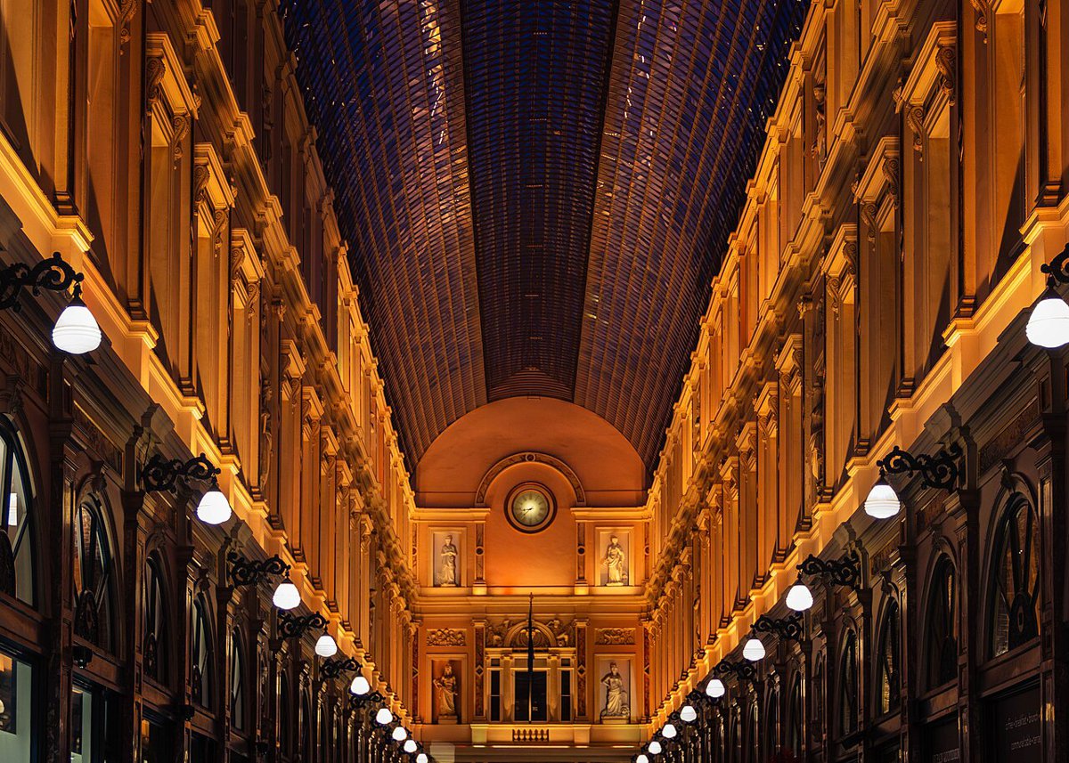 Les galeries royales Saint-Hubert, à Bruxelles.