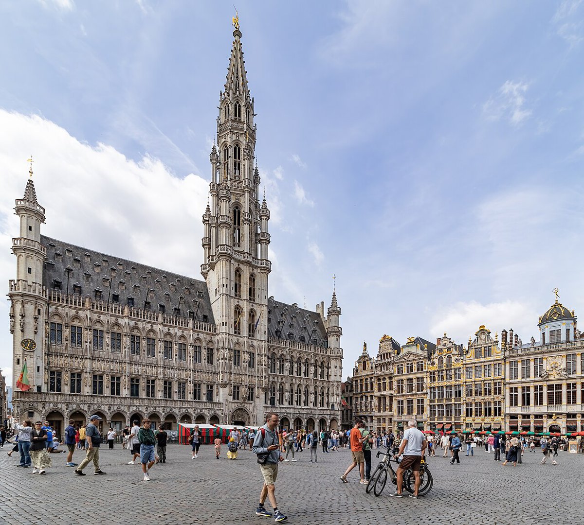 L'hôtel de ville, à Bruxelles.