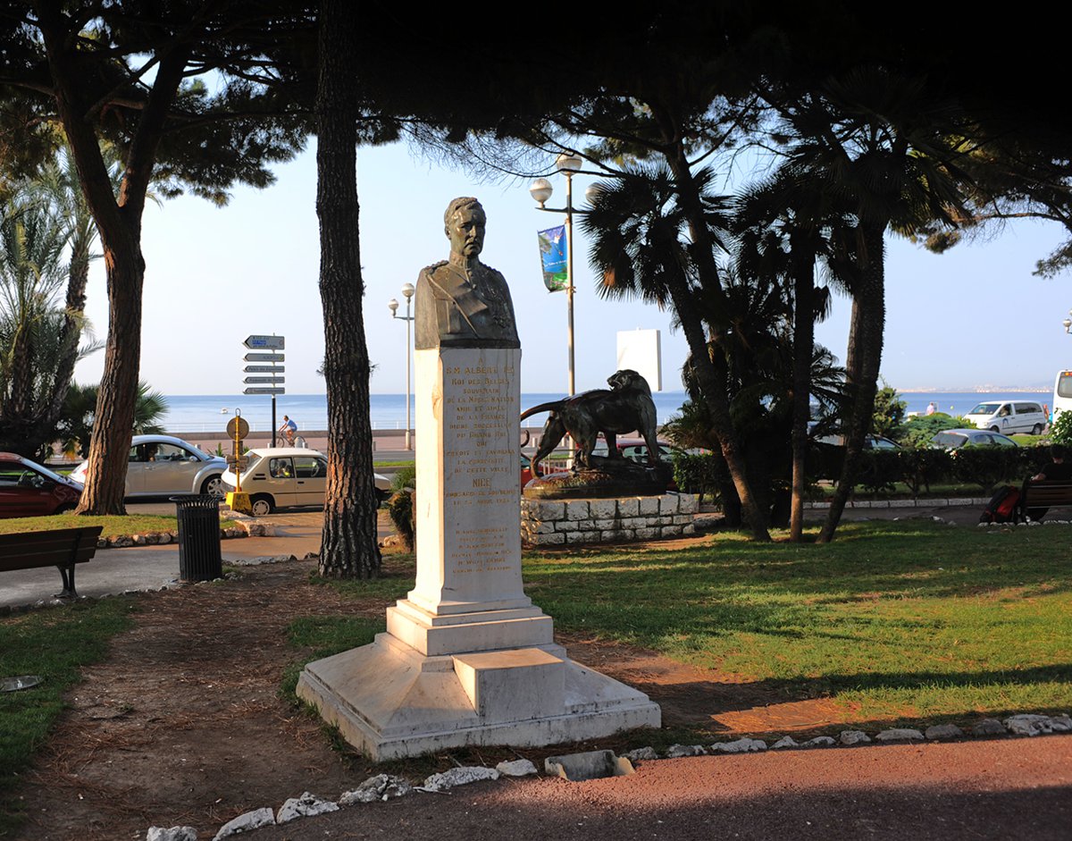 Le jardin Albert-Ier, à Nice.