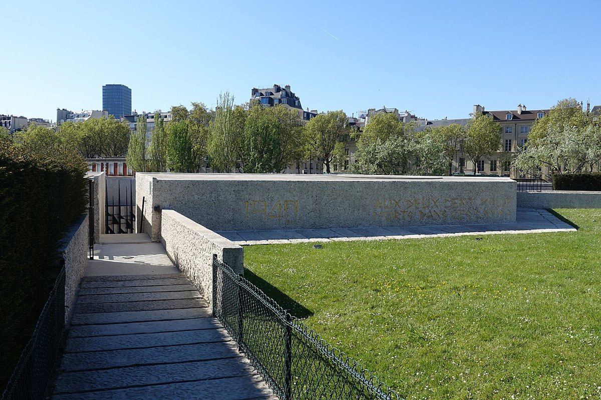 Le Mémorial des martyrs de la Déportation, à Paris.